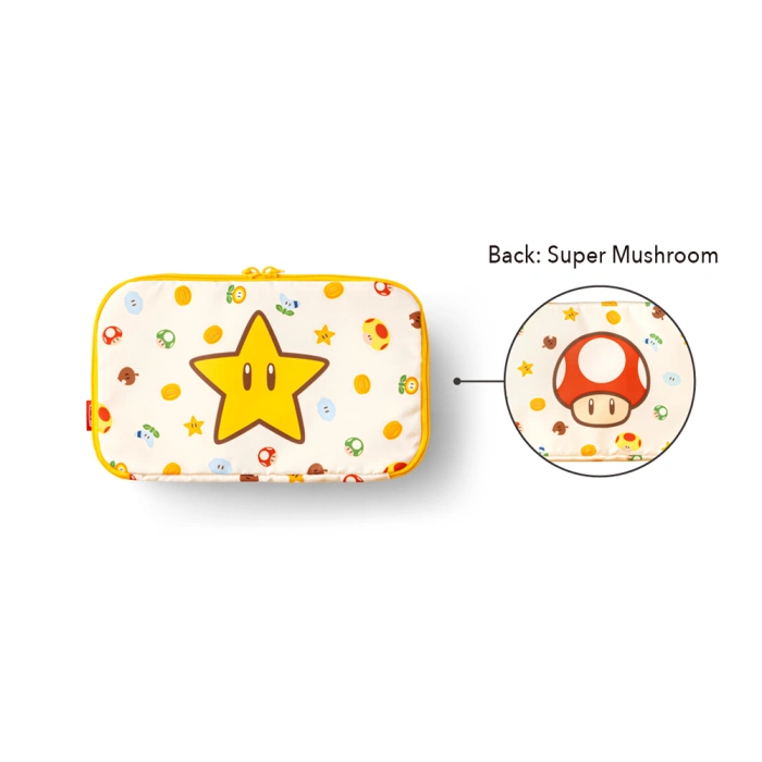 Super Mario Storage Pouch Set (Question Mark Block)